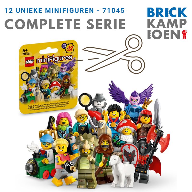 LEGO Minifigures 71045 - Series 25  (complete serie)