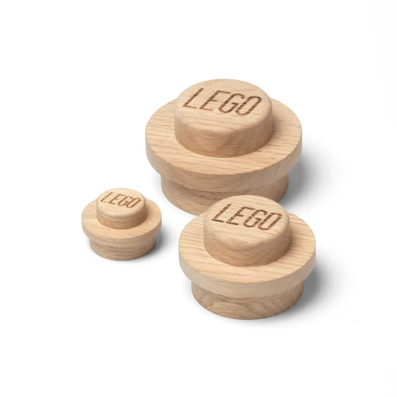 LEGO Wooden Wall Hanger Set 5007114 – Light Oak