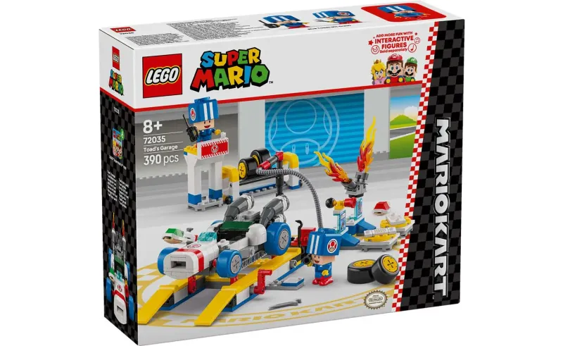 LEGO Super Mario 72035 - Mario Kart – Toad's Garage