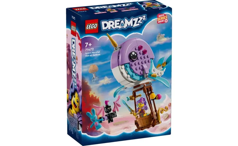 LEGO DreamZzz 71472 - Izzie's Narwhal Hot-Air Balloon