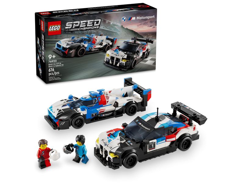 LEGO Speed Champions 76922 - BMW M4 GT3 and BMW M Hybrid V8 Race Cars