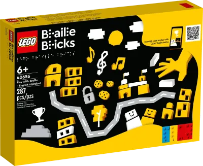 LEGO Classic 40656 - Play with Braille – English