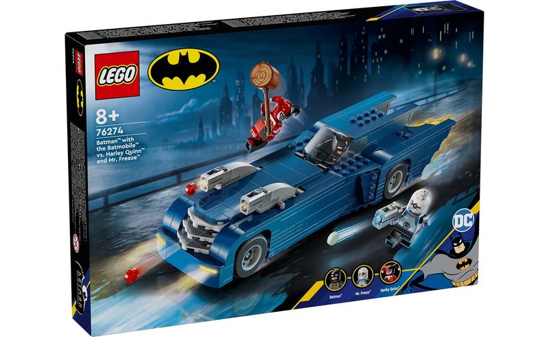 LEGO Batman 76274 - Batman with the Batmobile vs. Harley Quinn and Mr. Freeze