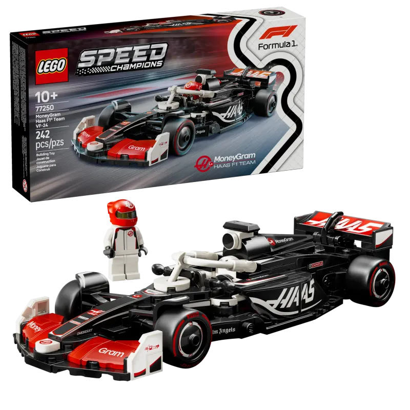 LEGO Speed Champions 77250 - MoneyGram Haas F1® Team VF-24 Race Car
