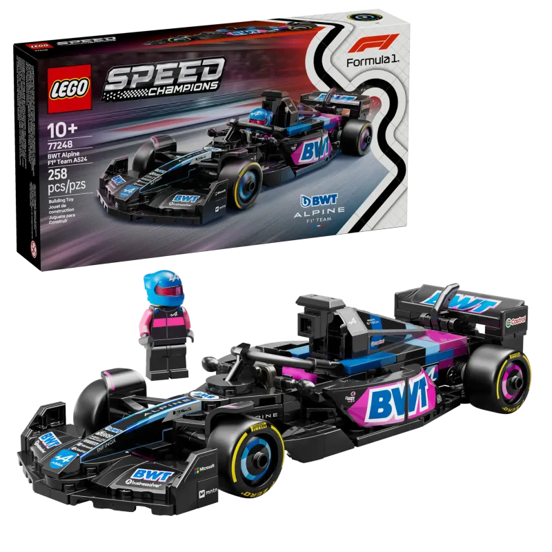 LEGO Speed Champions 77248 - BWT Alpine F1® Team A524 Race Car