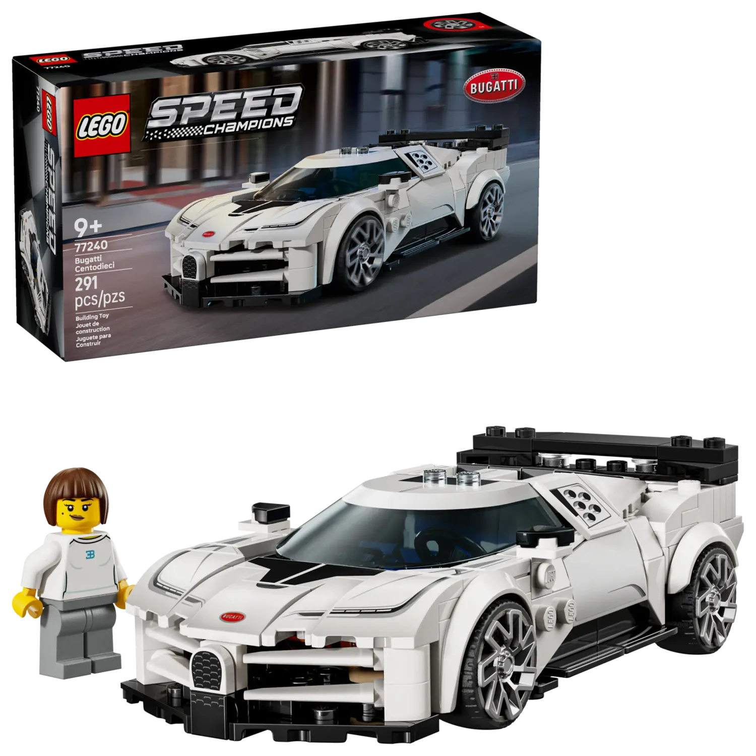 LEGO Speed Champions 77240 - Bugatti Centodieci Hyper Sports Car