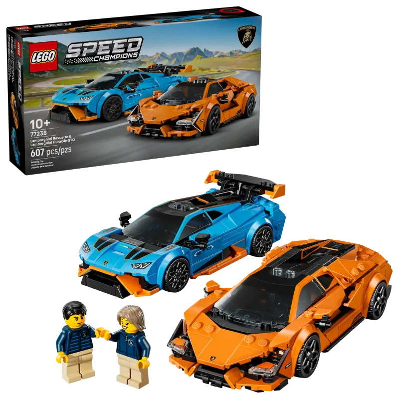 LEGO Speed Champions 77238 - Lamborghini Revuelto &amp; Huracán STO