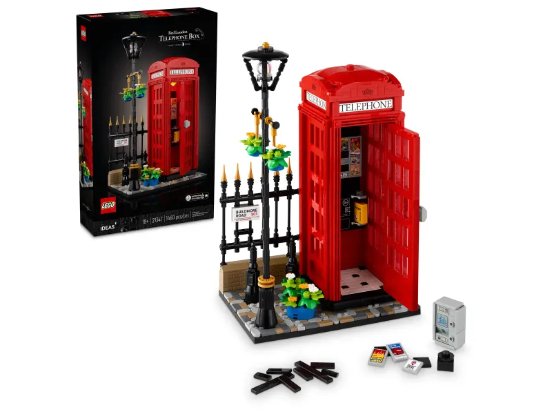LEGO Ideas 21347 - Red London Telephone Box