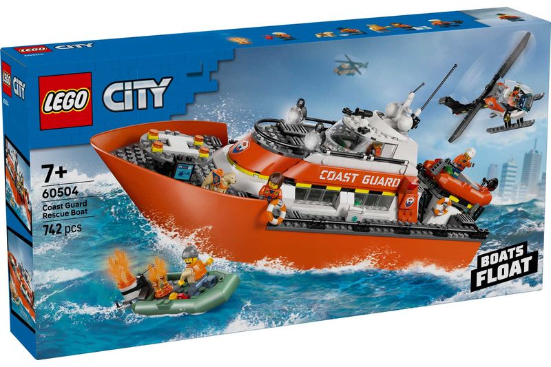 LEGO City 60504 - Coast Guard Rescue Boat &amp; Helicopter