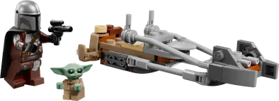 LEGO Star Wars 75436 - The Mandalorian and Grogu's Speeder Bike