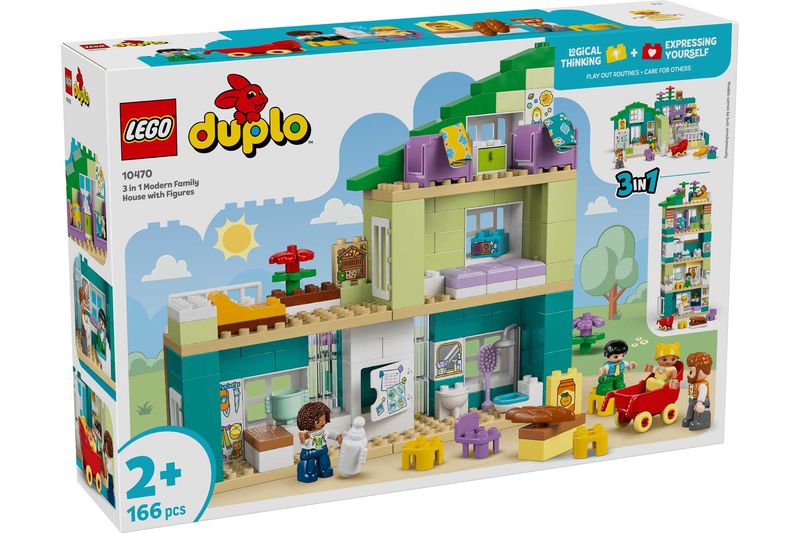 LEGO Duplo 10470 - 3 in 1 Modern Family House with Figures