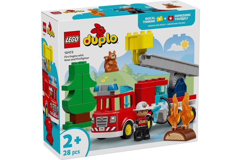 LEGO Duplo 10473 - Fire Truck with Hose and Firefighter