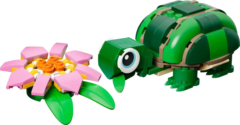 LEGO Creator 3-in-1 31377 - Turtle with a Water Lily Flower