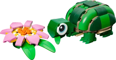 LEGO Creator 3-in-1 31377 - Turtle with a Water Lily Flower