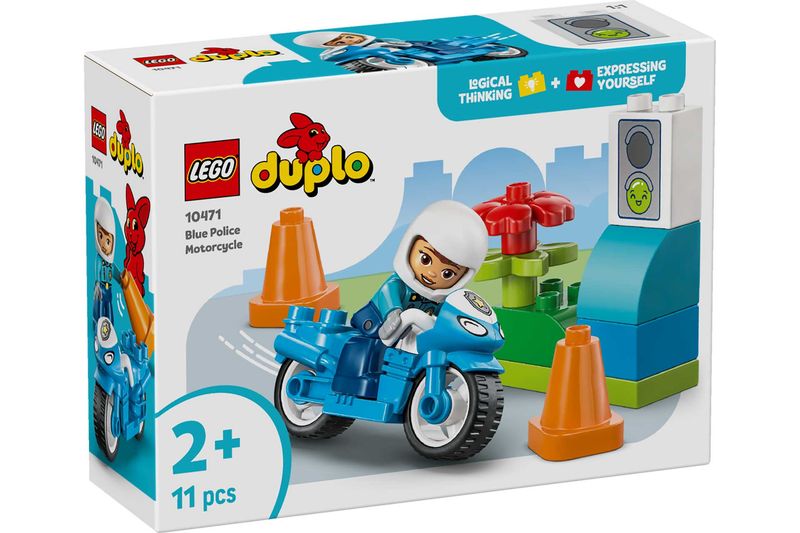 LEGO Duplo 10471 - Blue Police Motorcycle
