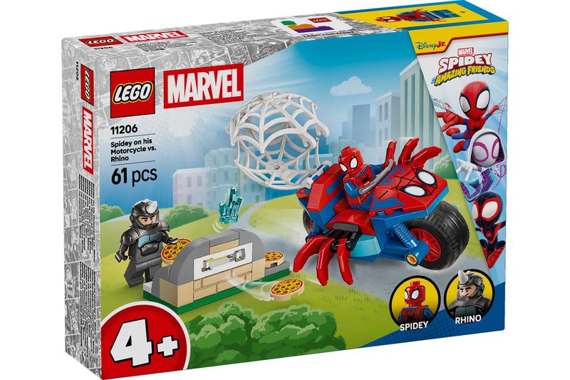 LEGO Marvel 11206 - Spidey on his Motorcycle vs. Rhino
