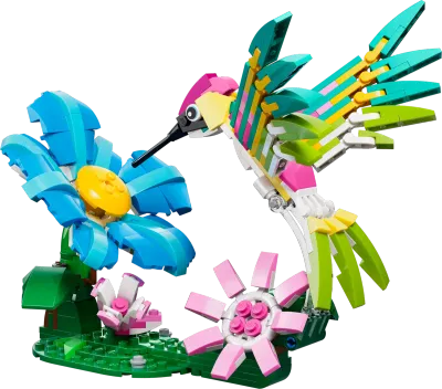LEGO Creator 3-in-1 31384 - Wild Animals: Colorful Hummingbird
