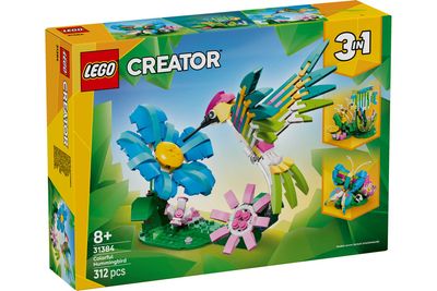 LEGO Creator 3-in-1 31384 - Wild Animals: Colorful Hummingbird
