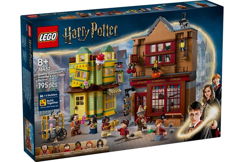LEGO Harry Potter 76452 - Quality Quidditch Supplies &amp; Ice Cream Parlour