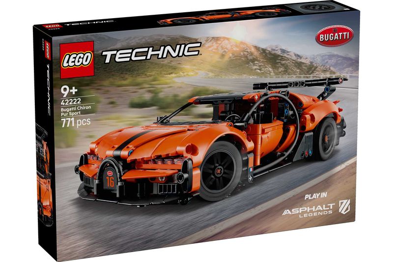LEGO Technic 42222 - Bugatti Chiron Pur Sport Hypercar