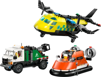 LEGO City 60505 - Airplane, Service Truck &amp; Hovercraft Remix