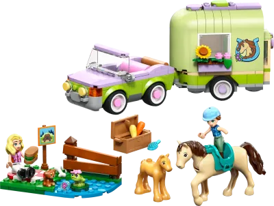 LEGO Friends 42695 - Horse and Baby Foal Trailer