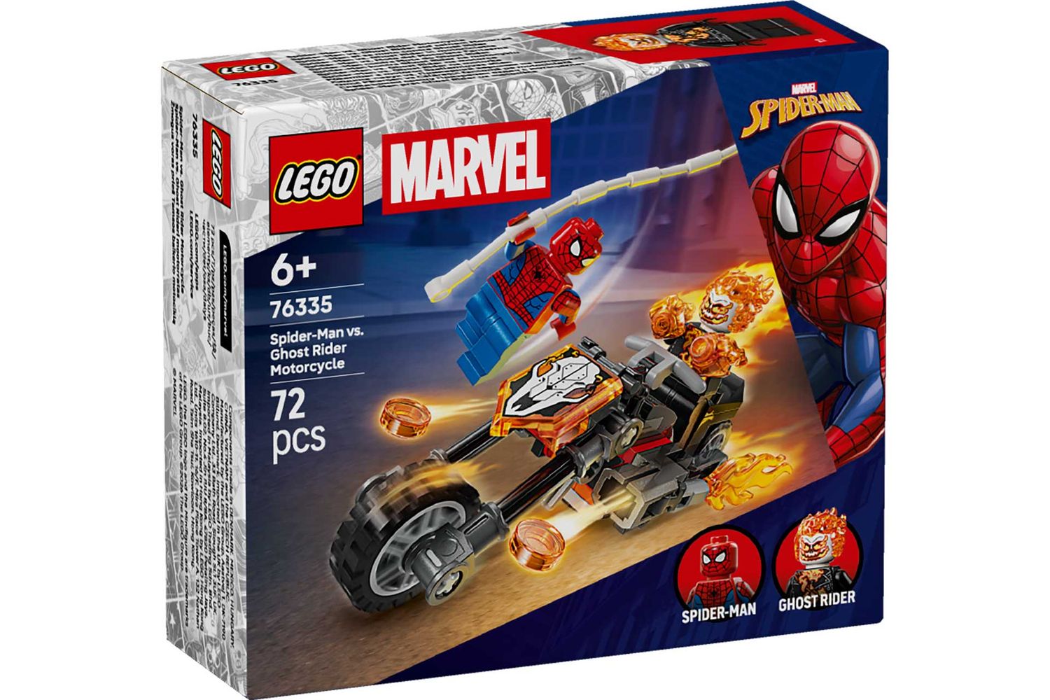 LEGO Marvel 76335 - Spider-Man vs. Ghost Rider Motorcycle