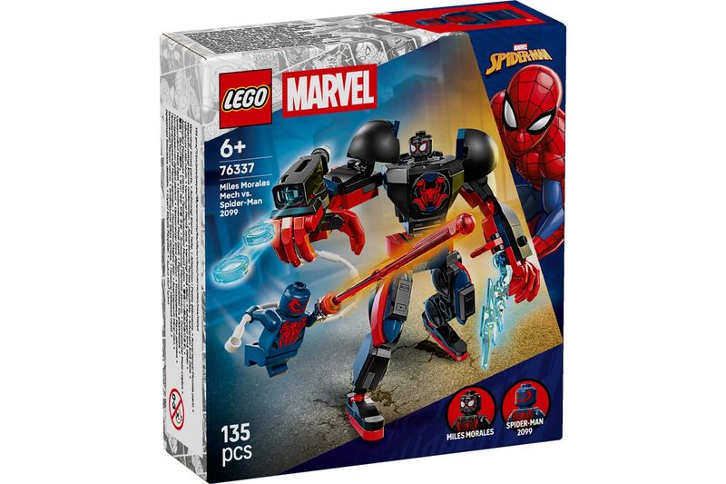 LEGO Marvel 76337 - Miles Morales Mech vs. Spider-Man 2099