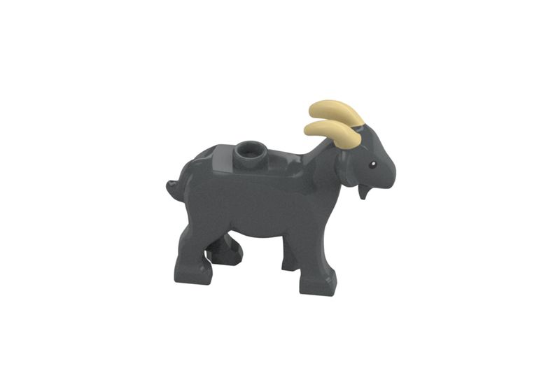 LEGO Geit (donkergrijs)