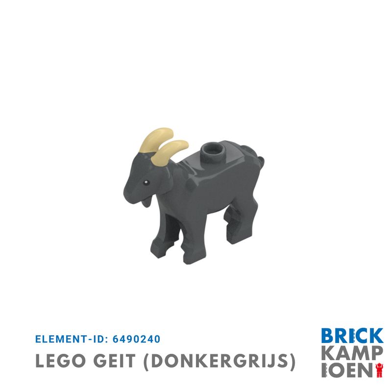 LEGO Geit (donkergrijs)