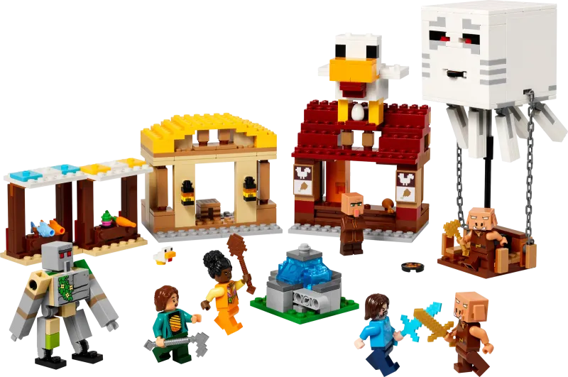 LEGO Minecraft 21273 – The Ghast Balloon Village Attack