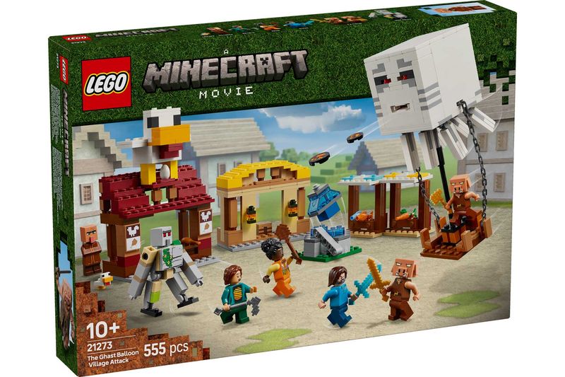 LEGO Minecraft 21273 – The Ghast Balloon Village Attack