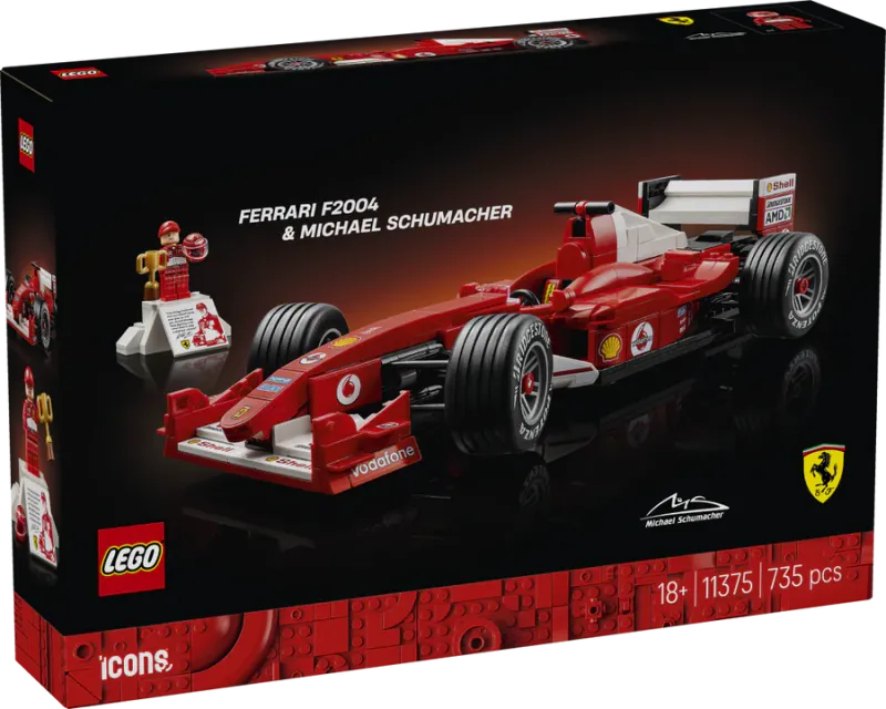 LEGO Icons 11375 - Ferrari F2004 &amp; Michael Schumacher