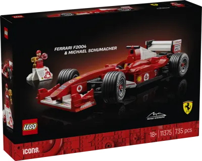 LEGO Icons 11375 - Ferrari F2004 & Michael Schumacher LEGO Icons 11375 - Ferrari F2004 & Michael Schumacher