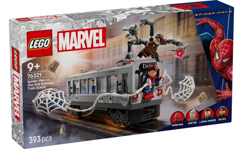 LEGO Marvel 76321 - Spider-Man vs. Doc Ock Subway Train Scene