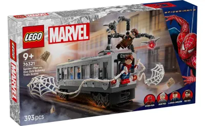 LEGO Marvel 76321 - Spider-Man vs. Doc Ock Subway Train Scene LEGO Marvel 76321 - Spider-Man vs. Doc Ock Subway Train Scene