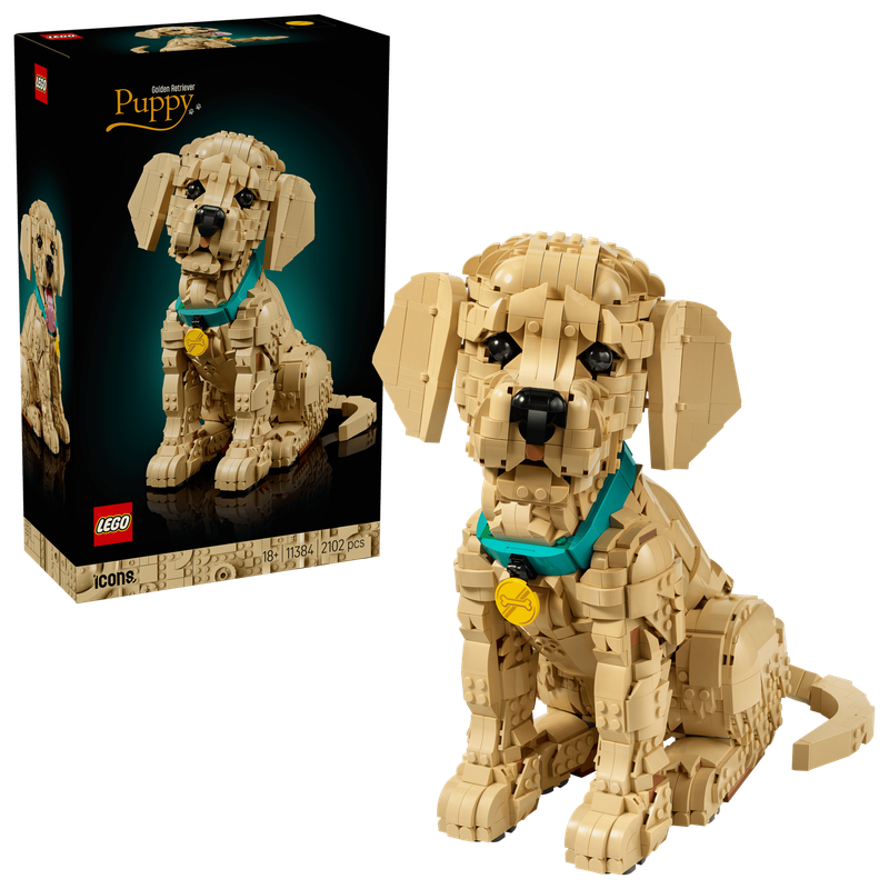 LEGO Icons 11384 - Golden Retriever Puppy