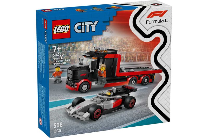 LEGO City 60493 - F1 Display Truck with Audi F1 Race Car