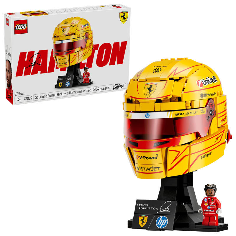 LEGO Editions 43022 - Scuderia Ferrari HP Lewis Hamilton Helmet LEGO Editions 43022 - Scuderia Ferrari HP Lewis Hamilton Helmet