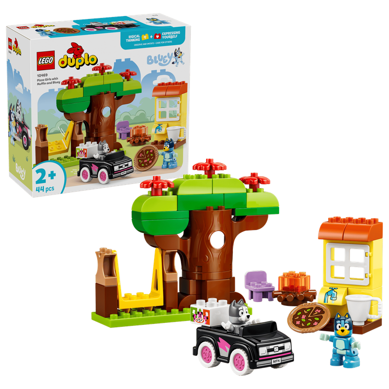 LEGO Duplo 10469 - Pizza Girls with Muffin and Bluey LEGO Duplo 10469 - Pizza Girls with Muffin and Bluey