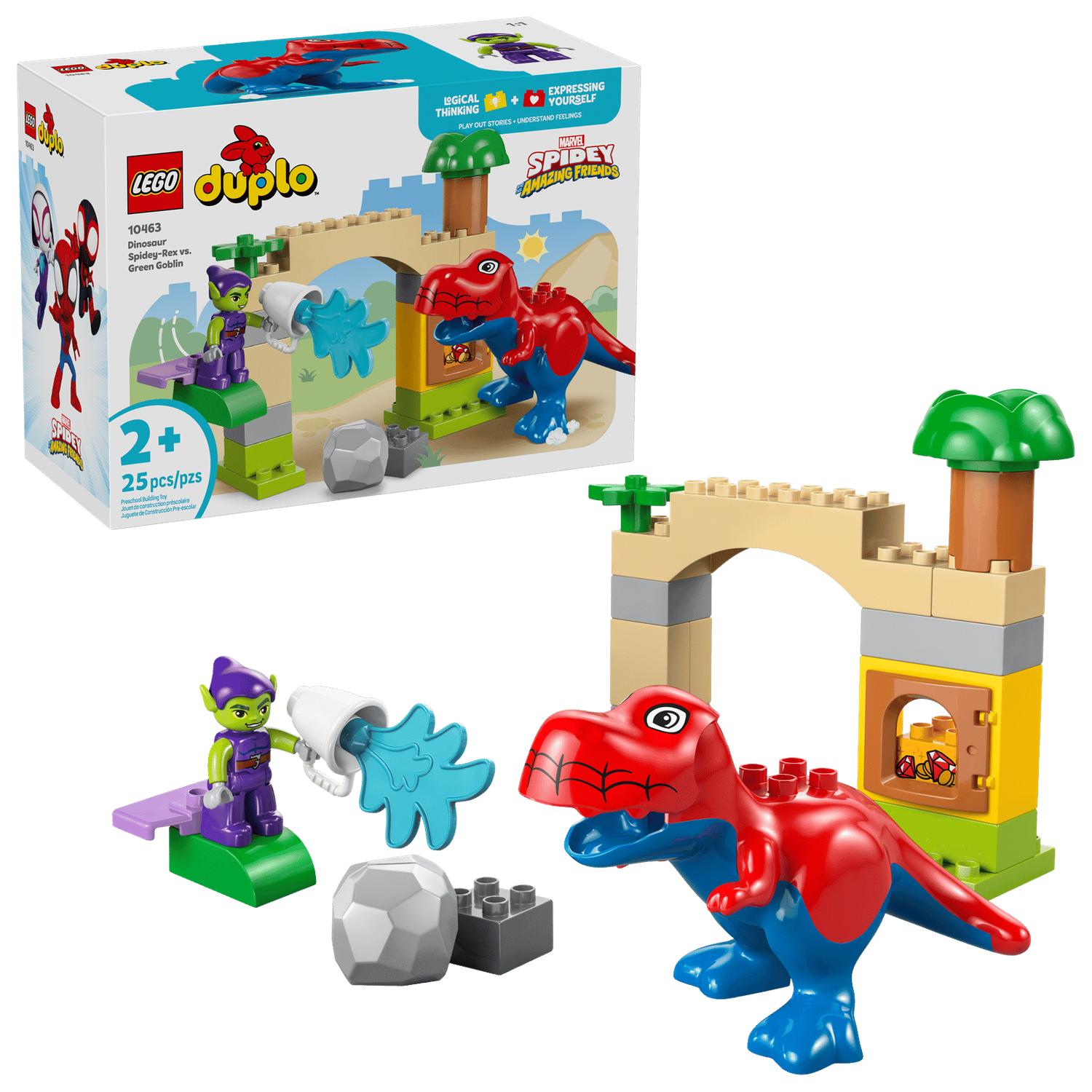 LEGO Duplo 10463 - Dinosaur Spidey-Rex vs. Green Goblin