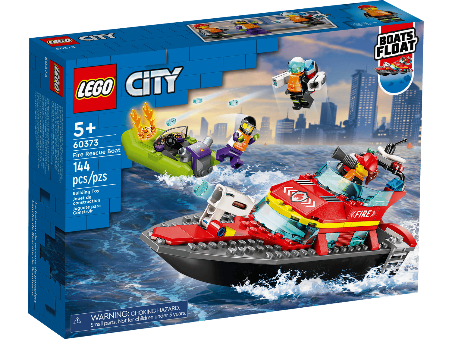 LEGO City 60373 - Fire Rescue Boat