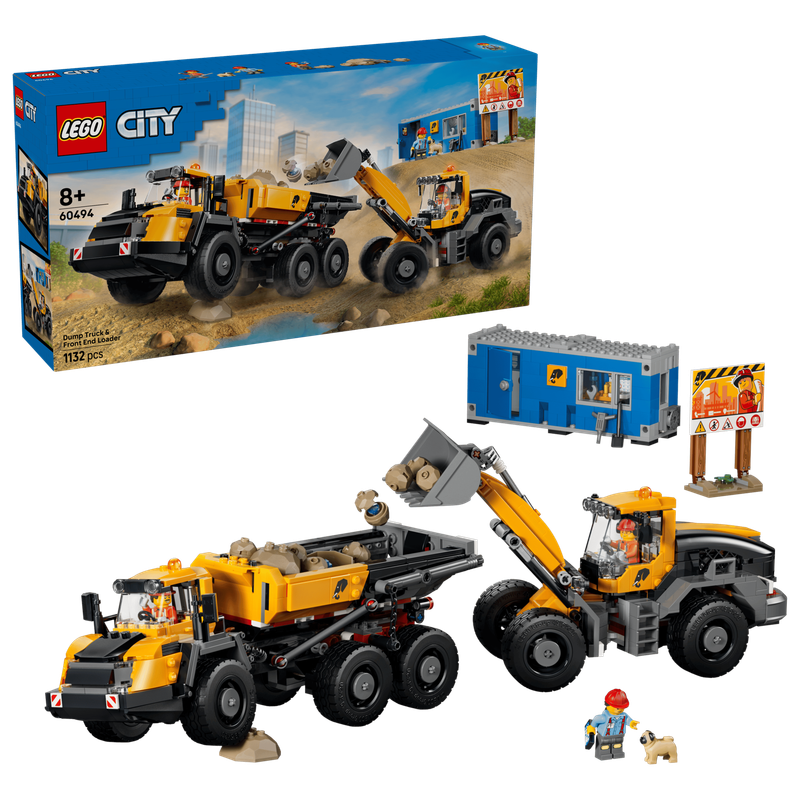 LEGO City 60494 - Dump Truck &amp; Front End Loader