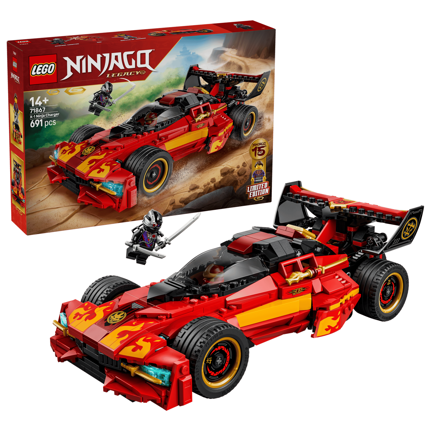 LEGO Ninjago 71867 - 15-jarig jubileum: X-1 Ninja Charger
