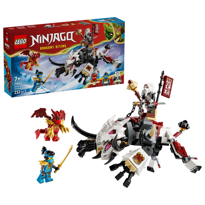 LEGO Ninjago 71863 - Zilvar and Grimtak the Dragon Beast