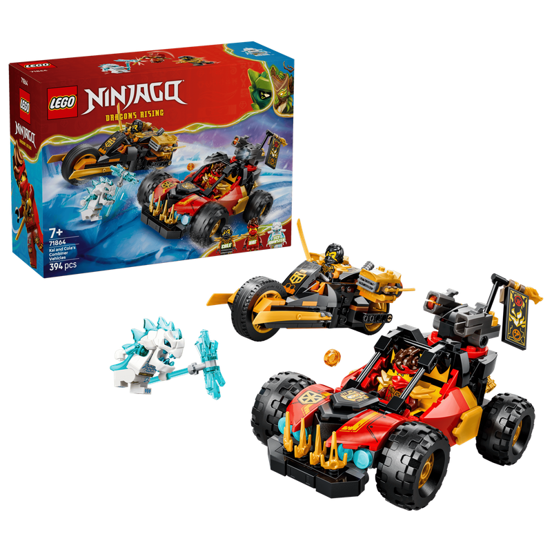 LEGO Ninjago 71864 - Kai and Cole's Combiner Vehicles