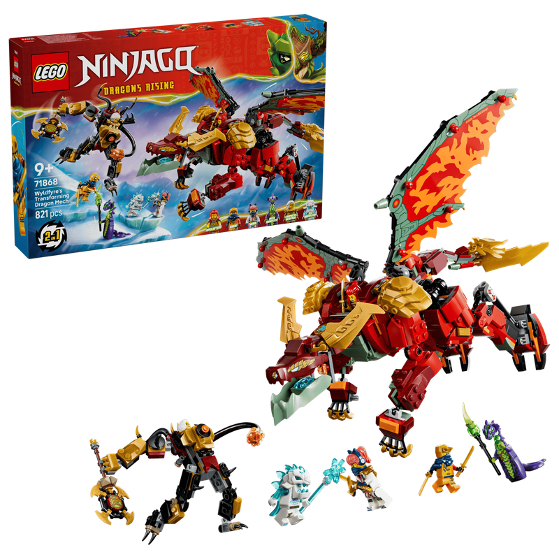 LEGO Ninjago 71868 - Wyldfyre's Transforming Dragon Mech
