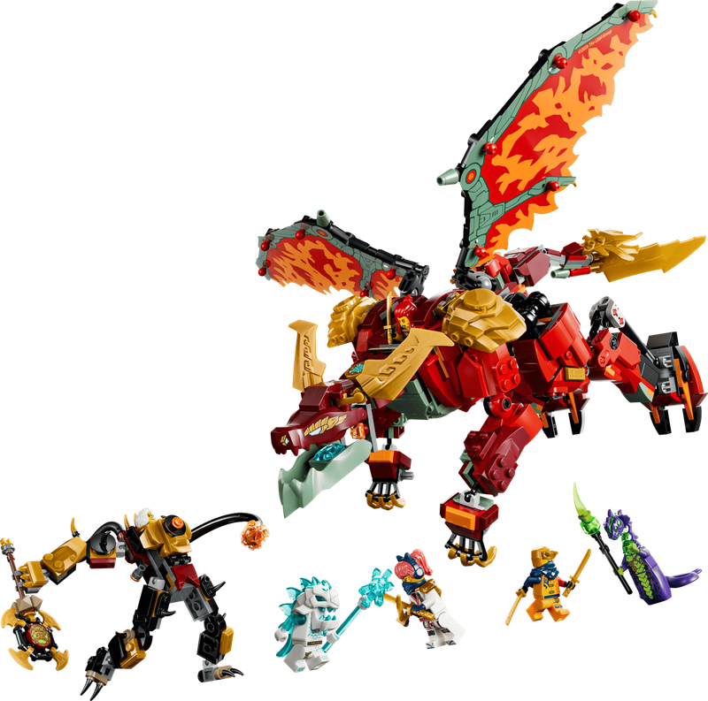 LEGO Ninjago 71868 - Wyldfyre's Transforming Dragon Mech