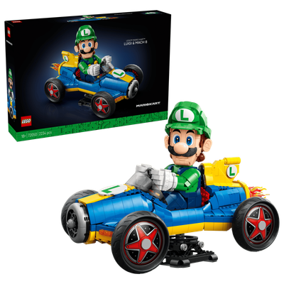 LEGO Super Mario 72050 - Mario Kart – Luigi and Mach 8 LEGO Super Mario 72050 - Mario Kart – Luigi and Mach 8