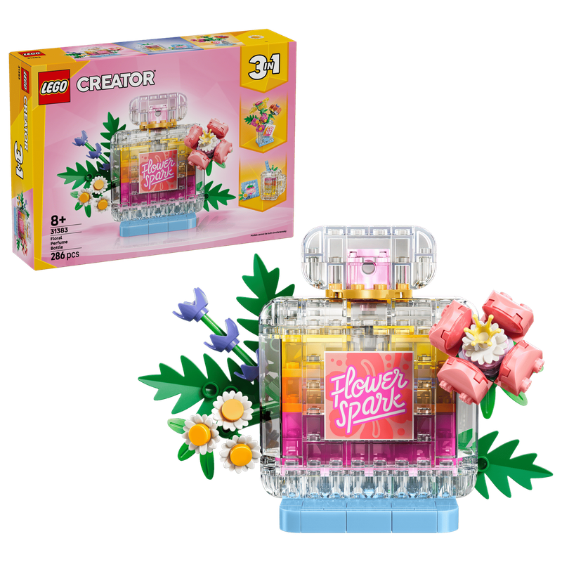 LEGO Creator 3-in-1 31383 - Floral Decor Perfume Bottle
